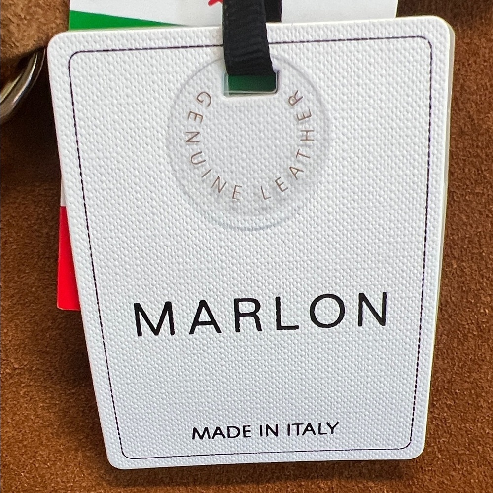 Marlon Firenze | “Eva” Ring Hook Leather Suede Tote - Picture 3 of 11
